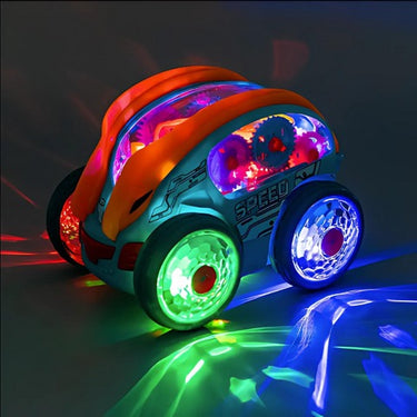 SpinRacer | Diversión espectacular de acrobacias - Coche de acrobacias eléctrico con luces LED y música